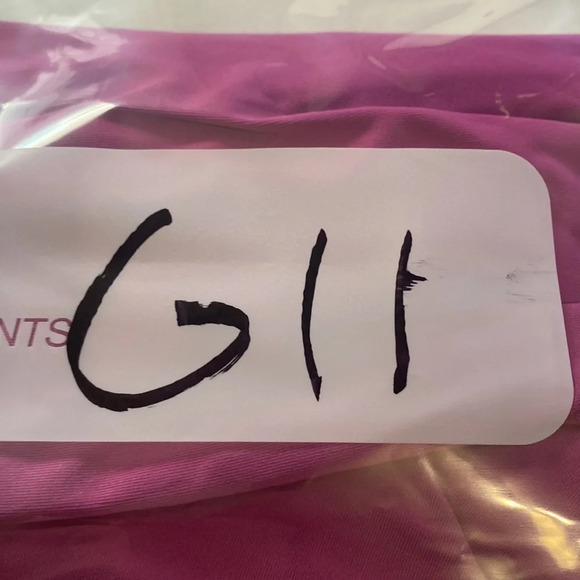 Lands end plus size swimsuit skirt bottoms solid pink ruching waist size 16W - Picture 8 of 8